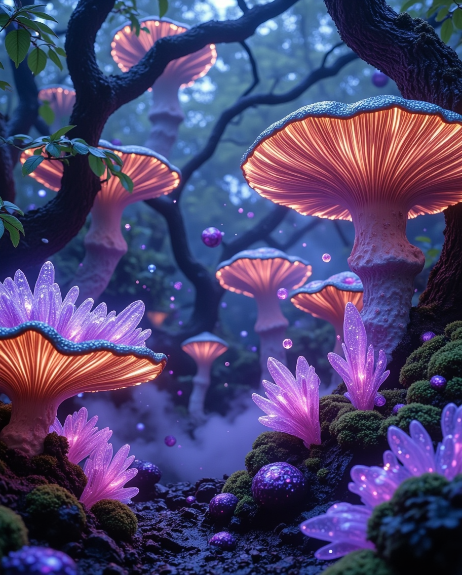 Surreal Alien Forest — AI generated image