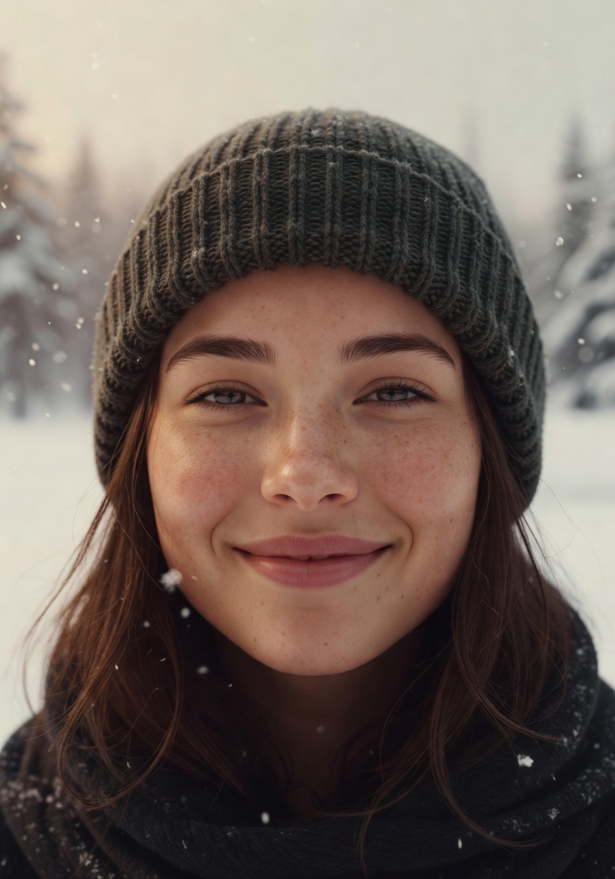 Cozy Winter Portrait — AI generated image