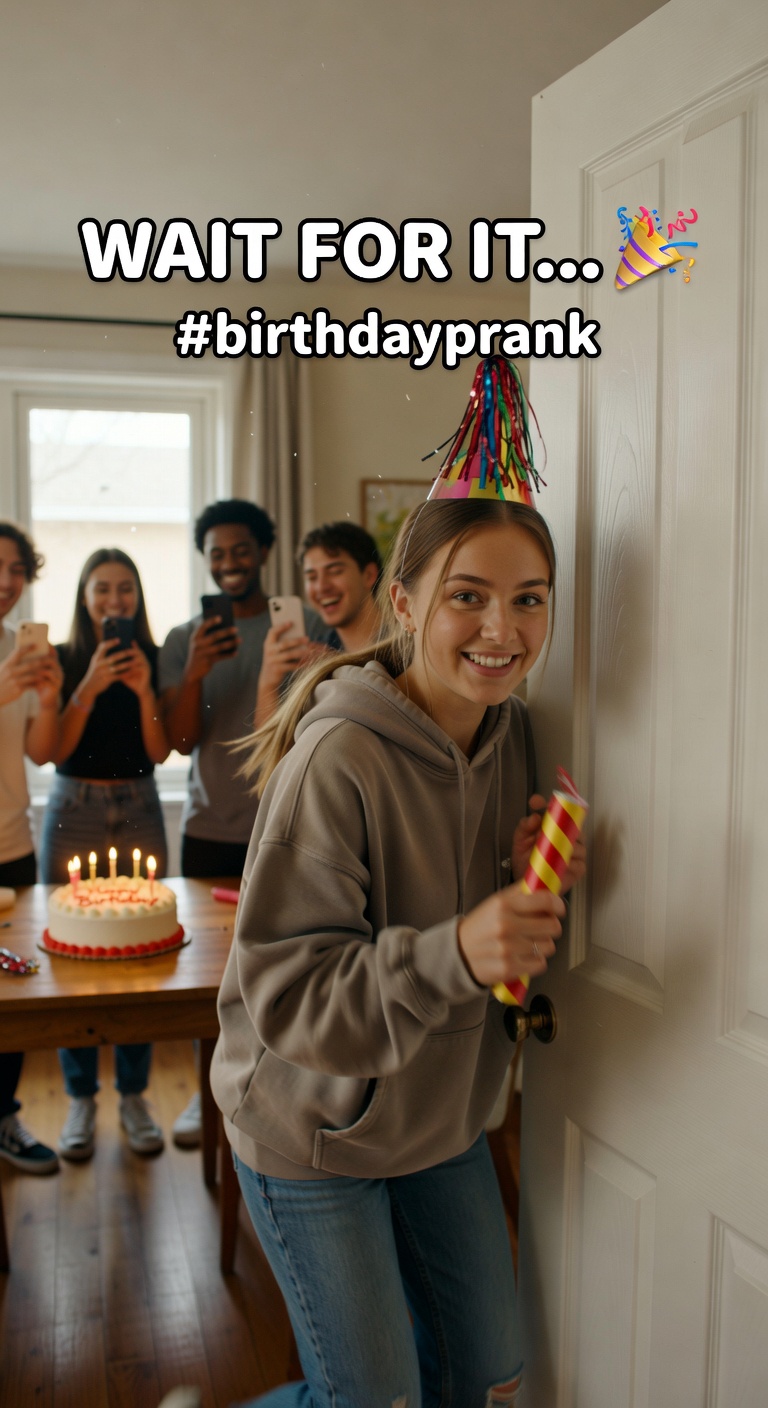 Birthday Prank Surprise — AI generated image